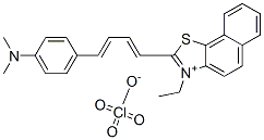 2-(4-(4-(DIMETHYLAMINO)PHENYL)-1,3-BUTADIENYL)-3-ETHYL-NAPHTHO (2,1-D)THIAZOLIUM PERCHLORATE CAS#: 89872-07-1