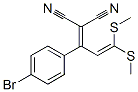 2-(4-BROMOPHENYL)-4,4-BIS(METHYLTHIO)-1,3-BUTADIEN-1,1-DICARBONITRILE, 98 CAS#: 89482-72-4
