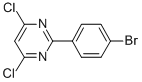 2-(4-BROMOPHENYL)-4,6-DICHLOROPYRIMIDINE CAS#: 83217-26-9