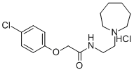 2-(4-Chlorophenoxy)-N-(2-(hexahydro-1H-azepin-1-yl)ethyl)acetamide hyd rochloride CAS#: 87576-10-1
