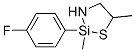 2-(4-fluorophenyl)-2,5-dimethyl-1,3,2-thiazasilolidine CAS#: 84260-41-3