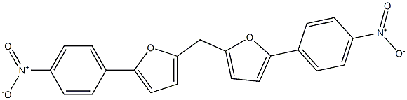 2-(4-nitrophenyl)-5-[[5-(4-nitrophenyl)furan-2-yl]methyl]furan CAS#: 87689-44-9