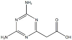 2-(4,6-diamino-1,3,5-triazin-2-yl)acetic acid CAS#: 89180-20-1