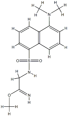 2-(5'-dimethylaminonaphthalene-1'-sulfonamido)methylimidic acid methyl ester CAS#: 89664-16-4