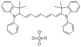 2-(7-(3,3-DIMETHYL-1-PHENYL-1H-2(3H)-INDOLIDENE)-1,3,5-HEPTATRIENYL)-3,3-DIMETHYL-1-PHENYL-3H-INDOLIUM PERCHLORATE CAS#: 84591-87-7