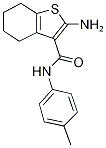 2-AMINO-N-(4-METHYLPHENYL)-4,5,6,7-TETRAHYDRO-1-BENZOTHIOPHENE-3-CARBOXAMIDE CAS#: 83822-35-9