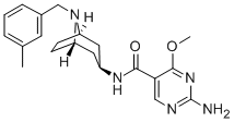 2-Amino-4-methoxy-N-(8-(m-methylbenzyl)-3-beta-nortropanyl)-5-pyrimidi necarboxamide CAS#: 84923-26-2