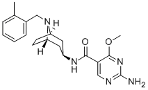 2-Amino-4-methoxy-N-(8-(o-methylbenzyl)-3-beta-nortropanyl)-5-pyrimidi necarboxamide CAS#: 84923-23-9