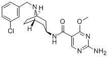 2-Amino-N-(8-(m-chlorobenzyl)-3-beta-nortropanyl)-4-methoxy-5-pyrimidi necarboxamide CAS#: 84923-25-1