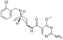 2-Amino-N-(8-(o-chlorobenzyl)-3-beta-nortropanyl)-4-methoxy-5-pyrimidi necarboxamide CAS#: 84923-35-3