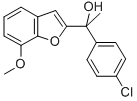 2-BENZOFURANMETHANOL, alpha-(4-CHLOROPHENYL)-7-METHOXY-alpha-METHYL- CAS#: 82158-35-8