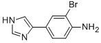 2-BROMO-4-(1H-IMIDAZOL-4-YL)-PHENYLAMINE CAS#: 89250-37-3