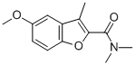 2-Benzofurancarboxamide, 5-methoxy-N,N,3-trimethyl- CAS#: 81718-73-2