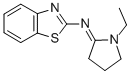 2-Benzothiazolamine, N-(1-ethyl-2-pyrrolidinylidene)- CAS#: 84859-08-5