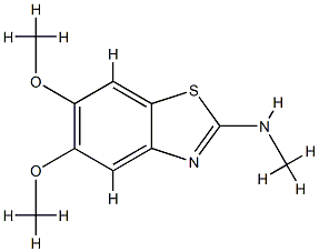 2-Benzothiazolamine,5,6-dimethoxy-N-methyl-(9CI) CAS#: 89539-62-8