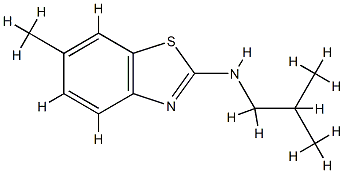 2-Benzothiazolamine,6-methyl-N-(2-methylpropyl)-(9CI) CAS#: 85063-65-6