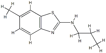 2-Benzothiazolamine,6-methyl-N-propyl-(9CI) CAS#: 85063-62-3