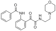 2-(Benzoylamino)-N-(2-(4-morpholinyl)ethyl)-alpha-oxobenzeneacetamide CAS#: 85080-25-7
