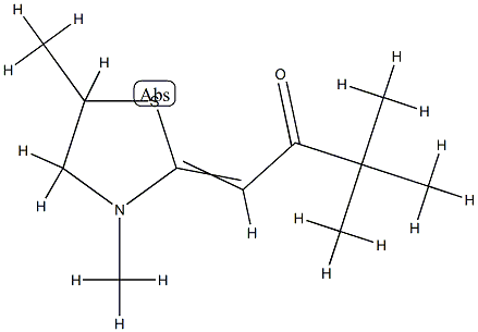 2-Butanone,1-(3,5-dimethyl-2-thiazolidinylidene)-3,3-dimethyl-(9CI) CAS#: 816455-93-3