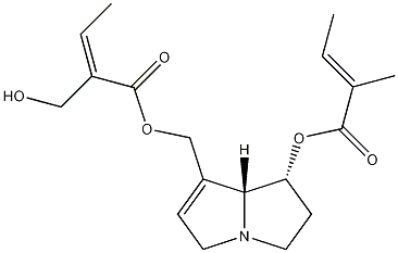 2-Butenoic acid, 2-(hydroxymethyl)-, ((1R,7ar)-2,3,5,7A-tetrahydro-1-(((2Z)-2-methyl-1-oxo-2-butenyl)oxy)-1H-pyrrolizin-7-yl)methyl ester, (2E)- CAS#: 87392-67-4