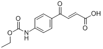 2-Butenoic acid, 4-(4-((ethoxycarbonyl)amino)phenyl)-4-oxo-, (E)- CAS#: 86867-11-0