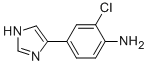 2-CHLORO-4-(1H-IMIDAZOL-4-YL)-PHENYLAMINE CAS#: 89250-38-4