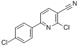 2-CHLORO-6-(4-CHLOROPHENYL)NICOTINONITRILE CAS#: 84596-41-8