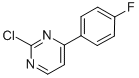 2-Chloro-4-(4-fluoro-phenyl)-pyrimidine CAS#: 85979-59-5