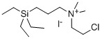 (2-Chloroethyl)dimethyl(3-(triethylsilyl)propyl)ammonium iodide CAS#: 84584-77-0