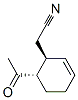 2-Cyclohexene-1-acetonitrile, 6-acetyl-, trans- (9CI) CAS#: 85251-21-4