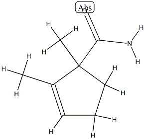 2-Cyclopentene-1-carboxamide,1,2-dimethyl-(9CI) CAS#: 84884-03-7