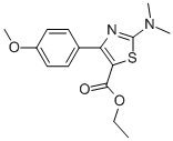 2-(DIMETHYLAMINO)-4-(4-METHOXYPHENYL)-5-THIAZOLECARBOXYLIC ACID ETHYL ESTER CAS#: 87944-09-0
