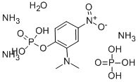 (2-DIMETHYLAMINO-4-NITROPHENYL) PHOSPHORIC ACID DIAMMONIUM SALT MONOHYDRATE CAS#: 84787-89-3