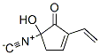 (+)-2-Ethenyl-5-hydroxy-5-isocyano-2-cyclopenten-1-one CAS#: 83016-50-6