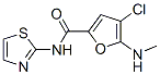 2-Furancarboxamide, 4-chloro-5-(methylamino)-N-2-thiazolyl- CAS#: 826991-54-2