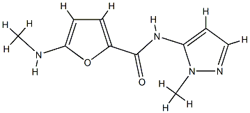 2-Furancarboxamide,5-(methylamino)-N-(1-methyl-1H-pyrazol-5-yl)-(9CI) CAS#: 826991-19-9