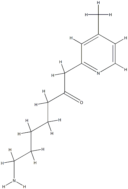2-Heptanone,7-amino-1-(4-methyl-2-pyridyl)-(8CI) CAS#: 802283-53-0