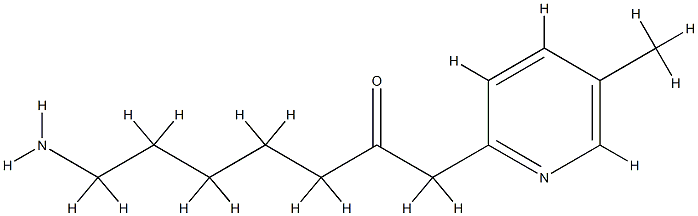 2-Heptanone,7-amino-1-(5-methyl-2-pyridyl)-(8CI) CAS#: 802283-55-2