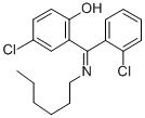 2-(Hexylimino-(2-chlorophenyl)methyl)-4-chlorophenol CAS#: 80018-10-6