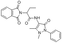 2-ISOINDOLINEACETAMIDE, N-ANTIPYRINYL-1,3-DIOXO-alpha-ETHYL- CAS#: 81217-03-0