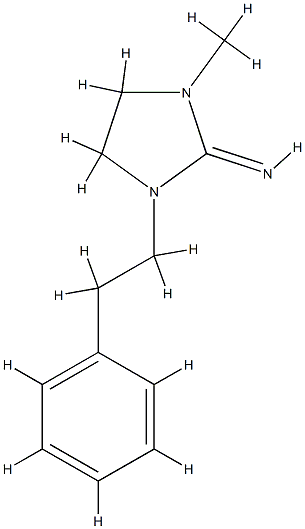 2-Imidazolidinimine,1-methyl-3-(2-phenylethyl)-(9CI) CAS#: 804439-90-5