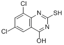 2-MERCAPTO-4-HYDROXY-6,8-DICHLOROQUINAZOLINE CAS#: 87634-61-5
