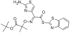 2-Mercaptobenzothiazolyl-(Z)-(2-aminothiazol-4-yl)-2-(tert-butoxycarbonyl) isopropoxyiminoacetate CAS#: 89604-92-2