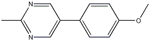 2-Methyl-5-(p-methoxyphenyl)pyrimidine CAS#: 82525-20-0
