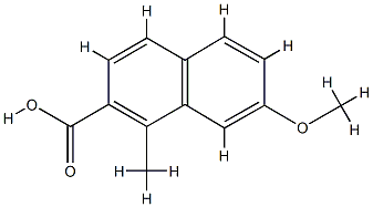 2-Naphthalenecarboxylicacid,7-methoxy-1-methyl-(9CI) CAS#: 812690-20-3