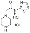 2-(PIPERAZIN-1-YL)-ACETIC ACID N-(2-THIAZOLYL)-AMIDE 2 HCL CAS#: 84587-70-2