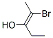 2-Penten-3-ol, 2-bromo- CAS#: 82687-34-1