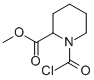 2-Piperidinecarboxylic acid, 1-(chlorocarbonyl)-, methyl ester (9CI) CAS#: 86264-78-0