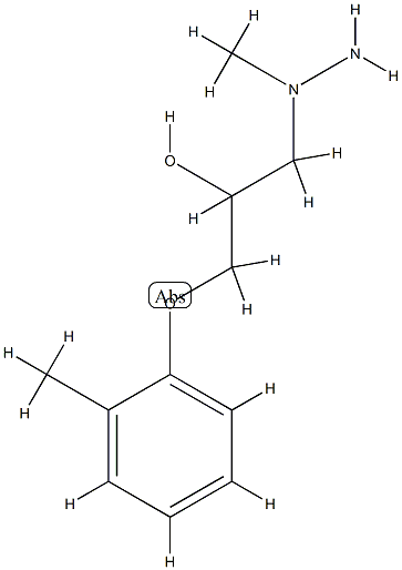 2-Propanol,1-(1-methylhydrazino)-3-(2-methylphenoxy)-(9CI) CAS#: 800378-73-8