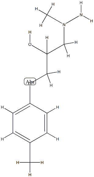 2-Propanol,1-(1-methylhydrazino)-3-(4-methylphenoxy)-(9CI) CAS#: 800378-69-2